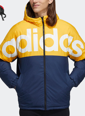 Adidas/阿迪达斯正品Neo 男女同款双面穿保暖羽绒服H45285