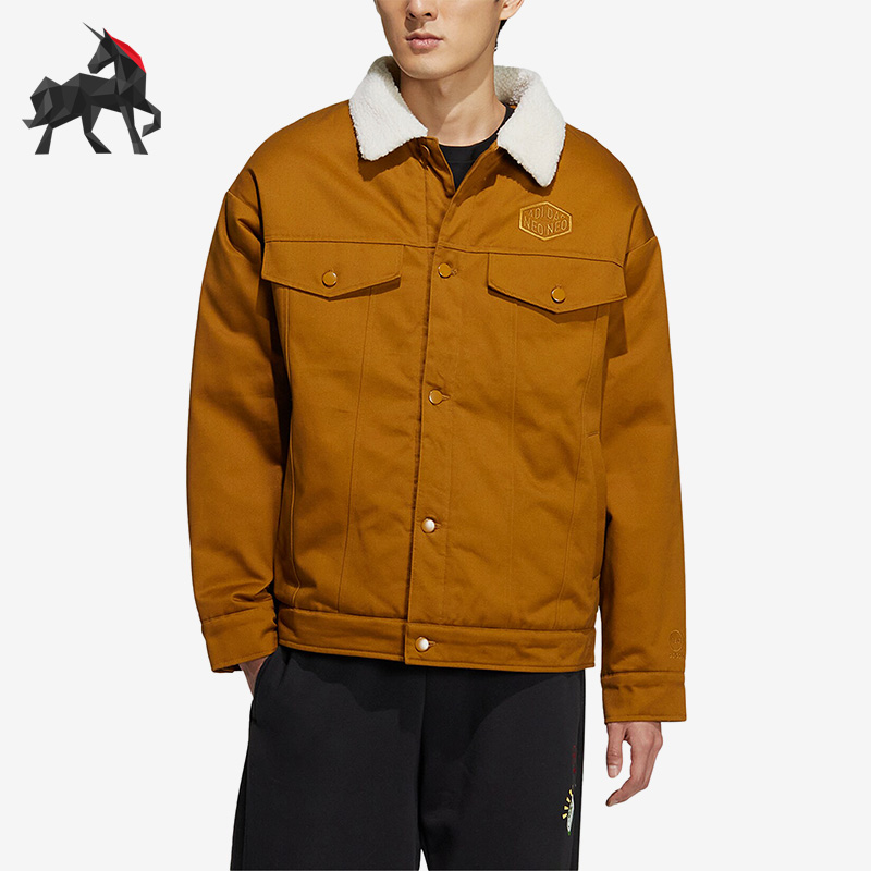 阿迪达斯正品男女通用棉服