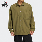 LS男子衬衫 Adidas SHIRT 三叶草SPEED HU1232 阿迪达斯春季
