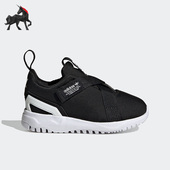 Adidas HQ6052 小童运动魔术贴休闲鞋 阿迪达斯正品 春季