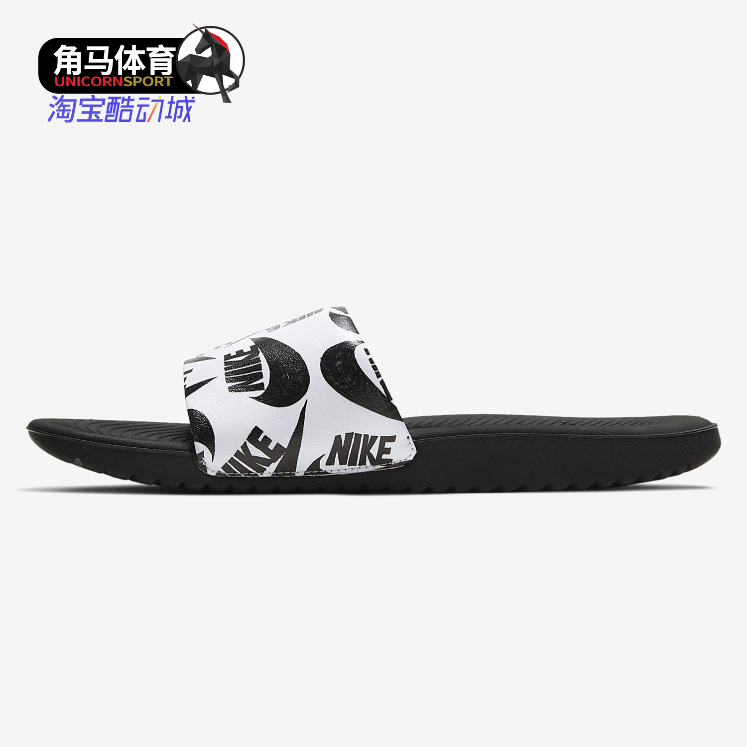 Nike/耐克正品夏季男大童休闲轻便运动凉拖鞋 CT6619-100 童鞋/婴儿鞋/亲子鞋 室内家居拖鞋 原图主图