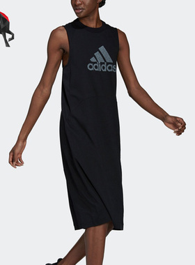 Adidas/阿迪达斯正品SUMMER DRESS 女子运动休闲无袖连衣裙HC3017