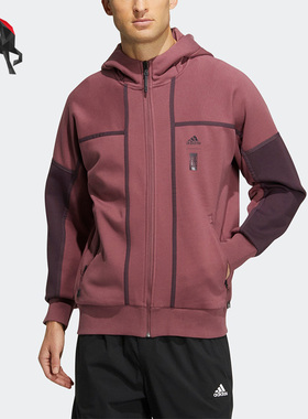 Adidas/阿迪达斯正品冬男子运动休闲舒适加绒保暖外套 HN8975