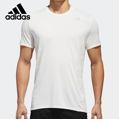 Adidas男子秋季运动休闲短袖T恤