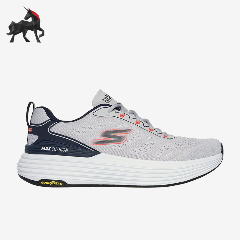 Skechers/斯凯奇正品时尚春季男士网布透气减震休闲跑步鞋