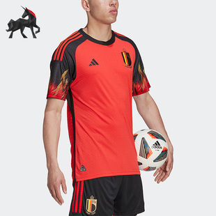 Adidas/阿迪达斯正品比利时队球员版男子足球运动休闲球衣 HD9413