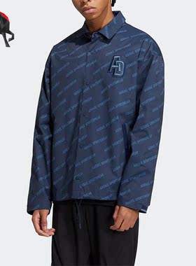 Adidas/阿迪达斯正品冬季男子运动宽松翻领外套IB2749