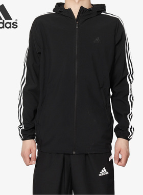 Adidas/阿迪达斯正品 WB CLASSIC 3S 男子梭织休闲运动夹克DW4600