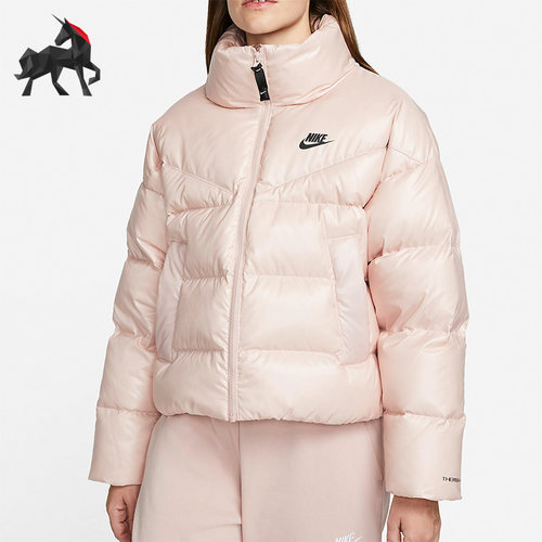 耐克正品女子运动保暖羽绒服