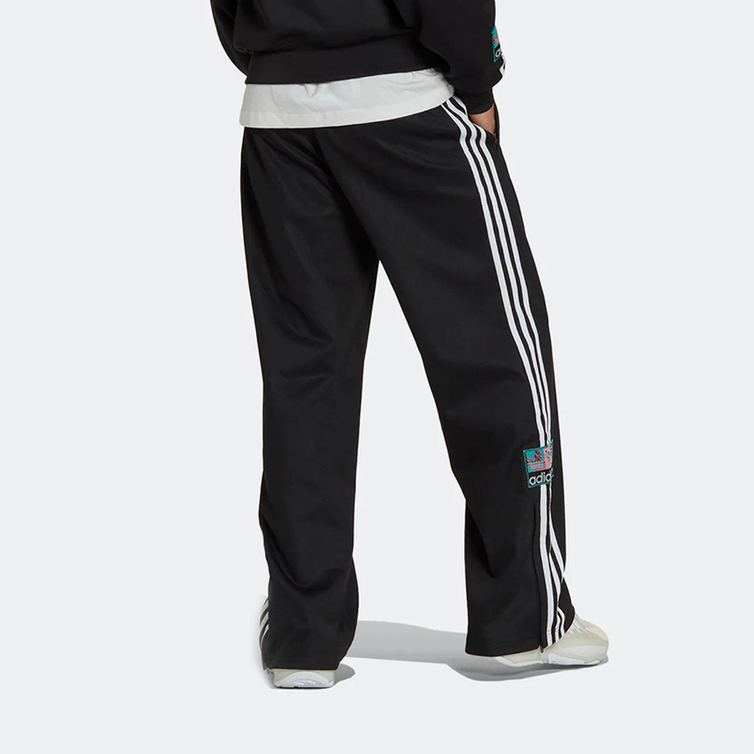 Adidas/阿迪达斯正品三叶草TRACK PANTS男女阔腿运动长裤 HS2631
