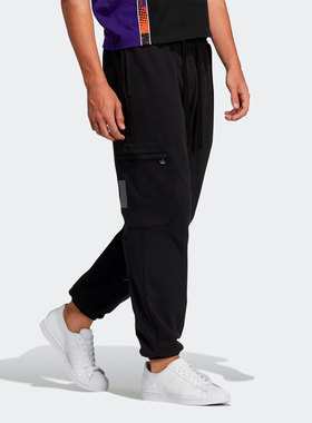 Adidas/阿迪达斯正品三叶草休闲男女时尚潮流运动长裤 HC0350