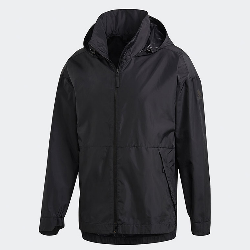 阿迪达斯男户外运动连帽夹克外套