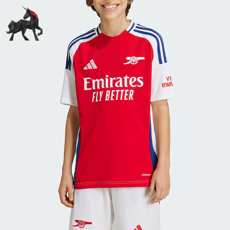 Adidas/阿迪达斯正品阿森纳球迷版大童足球运动球衣IS8141