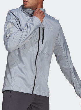 Adidas/阿迪达斯正品男子跑步运动连帽夹克外套GJ9949