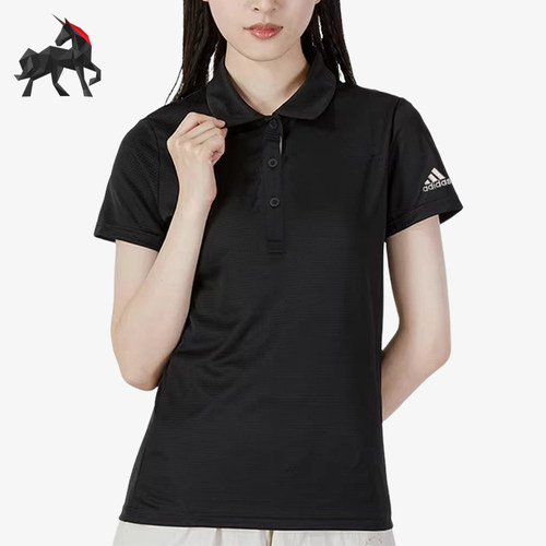 阿迪达斯女士高尔夫运动短袖
