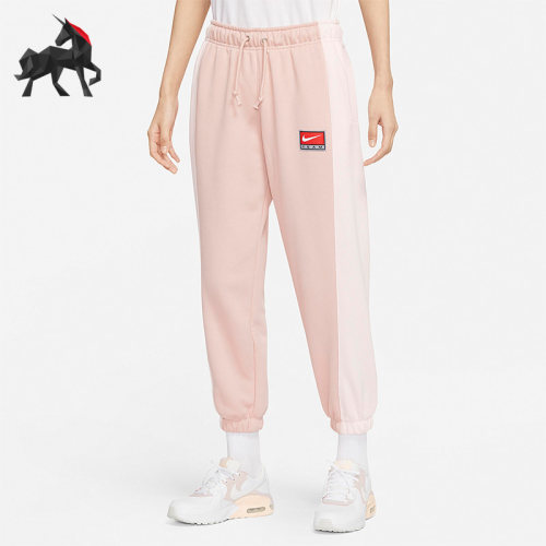 Nike/耐克正品秋冬女子运动休闲跑步健身拼接长裤 DQ6604-601