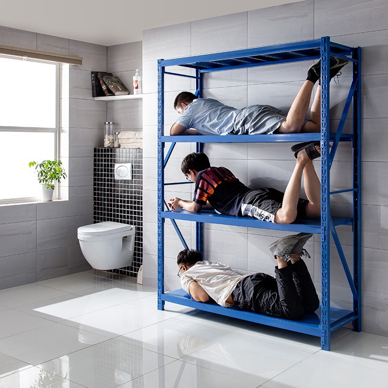 厂家轻型仓储货架家用商超简易角铁置物架展示架子