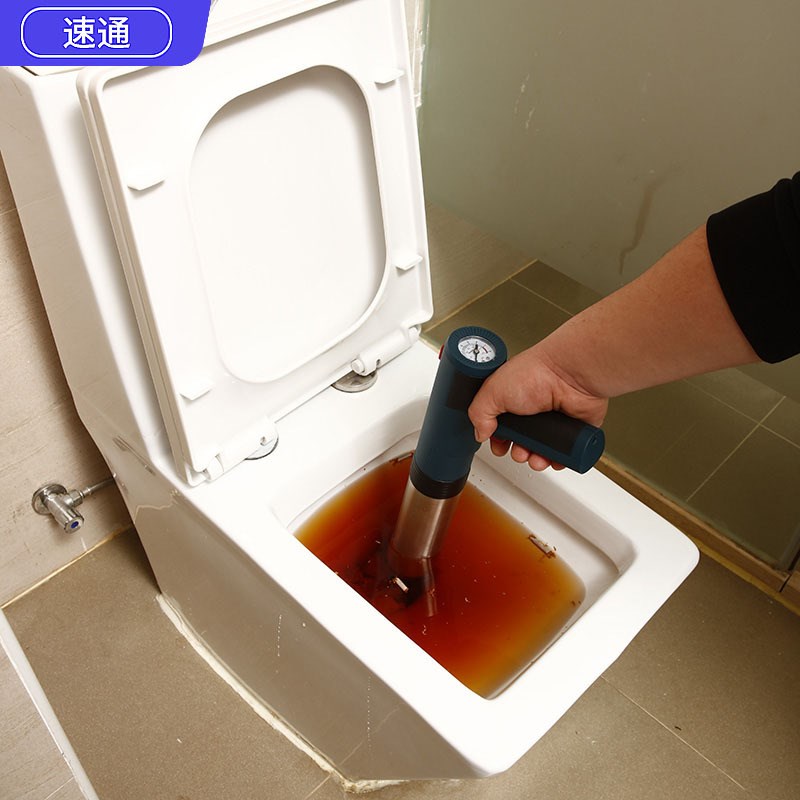 疏通工人用厨房地漏厕所马桶管道堵塞疏通器 锂电充电工具款