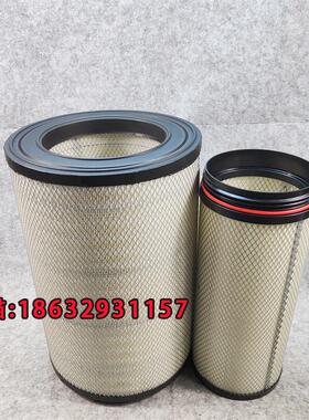 K3045PU适配新款欧曼ETX宽体矿车搅拌车空气滤芯滤清器滤格K3044