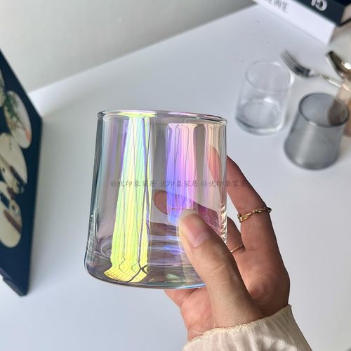 炫彩简约玻璃杯家用洗漱ins