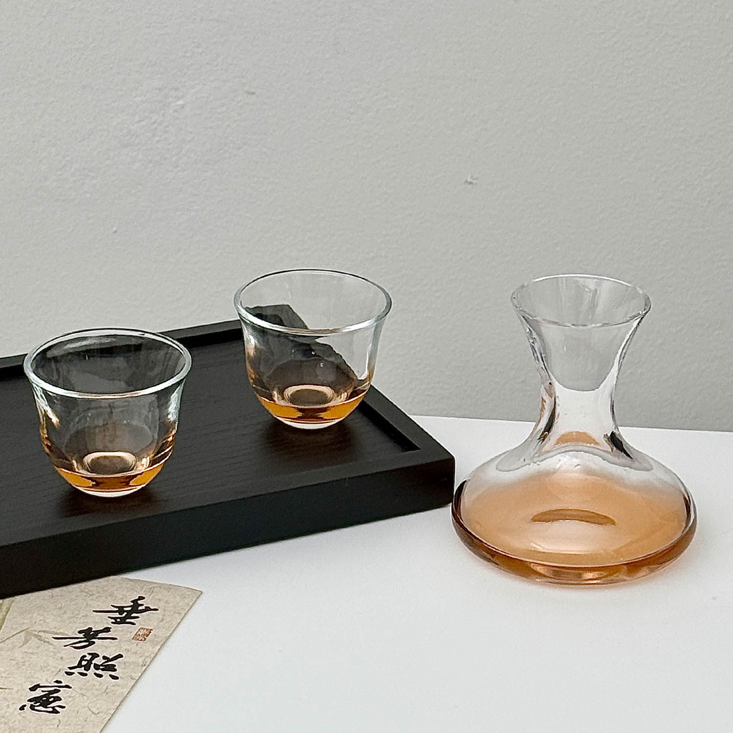 日式高颜值玻璃醒酒壶套装