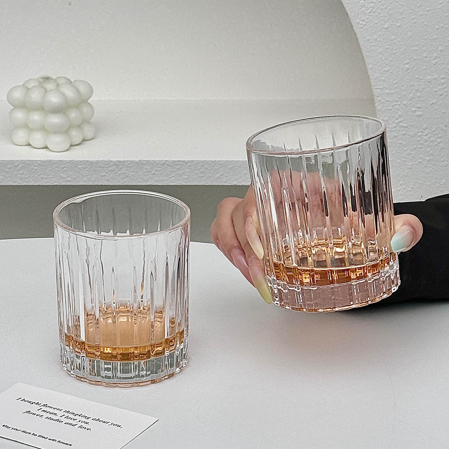 高颜值古典威士忌玻璃杯
