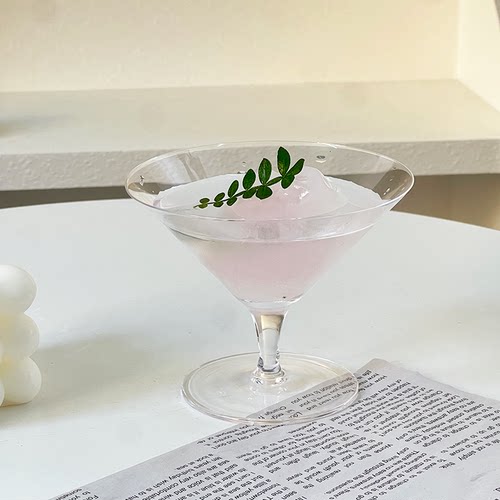 日式手工水晶玻璃马天尼鸡尾酒杯