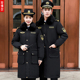 2025新式 形象岗礼宾保安工作服加长羽绒棉衣男女冬季 加厚大衣