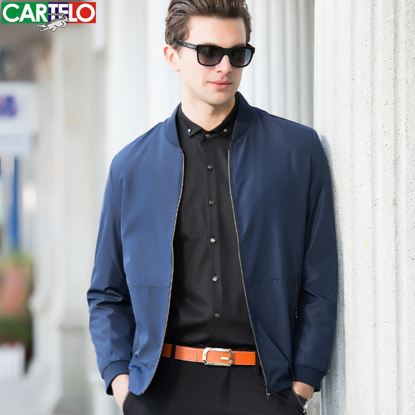 卡帝乐鳄鱼 17年秋季新品 简约男式夹克 外套 优惠券折后￥88包邮（￥118-30）多色可选