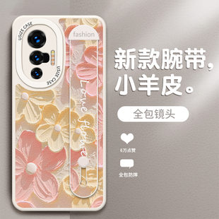 x30皮纹90pro 花朵腕带vivox90pro手机壳x80pro防摔x100pro网红爆款 x70女款 x60曲屏x50个性 支架90s软壳硅胶薄