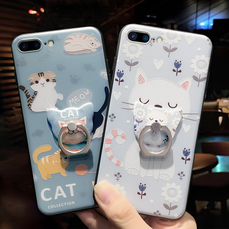 苹果7手机壳8女款新iphone7plus硅胶防摔se情侣卡通浮雕8plus潮牌个性创意软边iphone8plus套七八小清新7plus在类目 3C数码配件, 手机配件, 手机保护套/壳中 - 来自Buy2taobao.com提供专业的淘宝代购服务