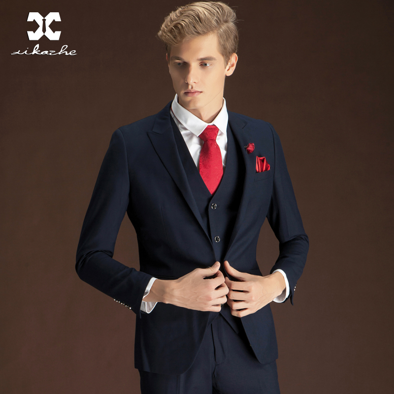 Costume homme XIKAZHE WEARS en polyester pour automne - Ref 1548645 Image 3