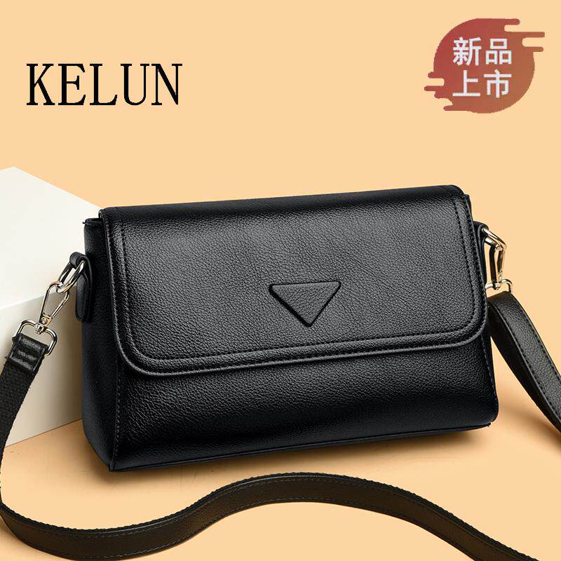 品牌正品真皮女包2025新款中年妈妈单肩斜挎女款大容量通勤小方包