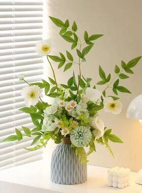 轻奢ins风仿真花艺术摆件家居装
