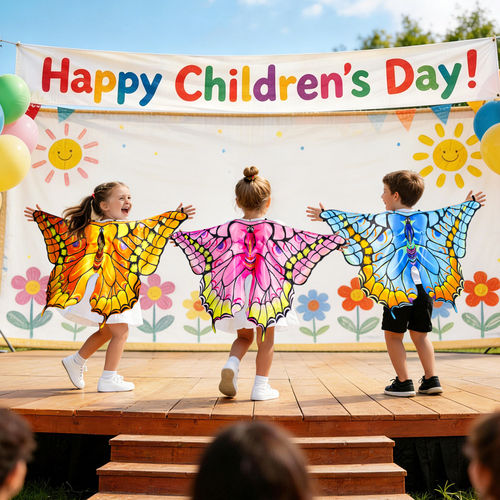 蝴蝶翅膀表演道具幼儿园舞台舞蹈