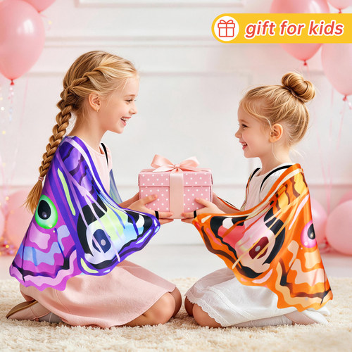 小女孩蝴蝶翅膀天使翅膀