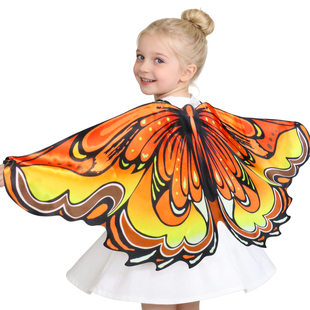 蝴蝶翅膀儿童背饰 舞台表演万圣节 cos幼儿园走秀虫儿飞舞蹈道具