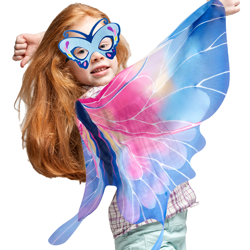儿童蝴蝶翅膀女孩礼物万圣节