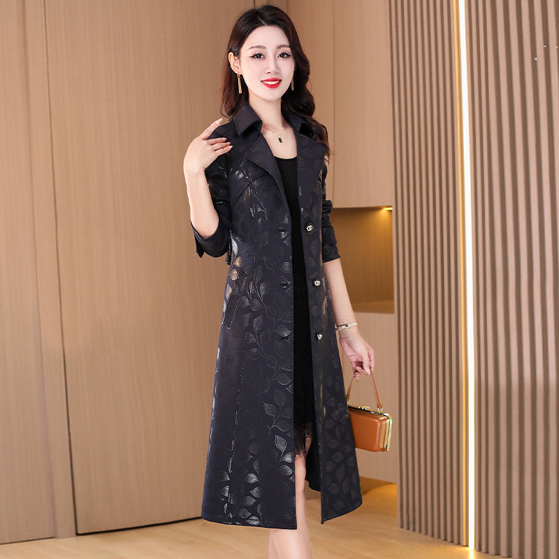 风衣外套女款2025新款中长款爆款