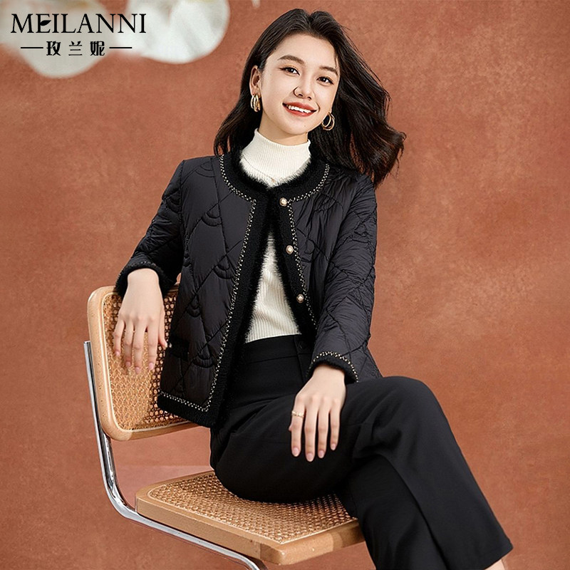 品牌洋气轻薄小棉袄棉服棉衣高端