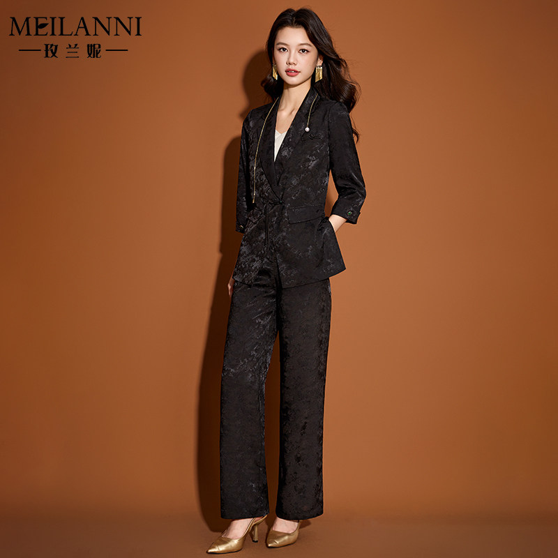 时尚两件套女2026爆款40到50多岁早秋减龄穿搭一整套贵夫人高级感