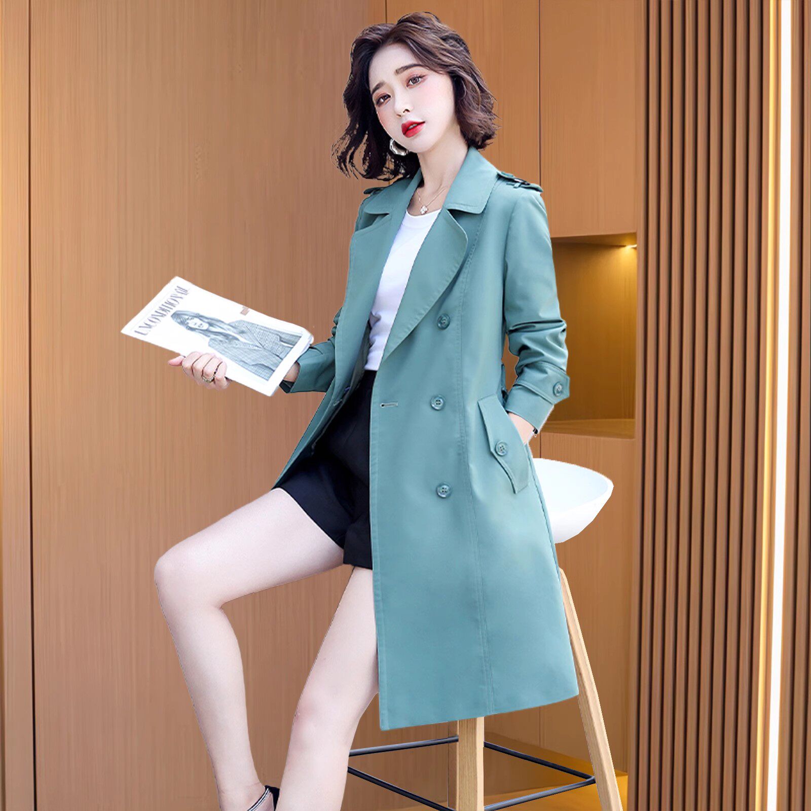 薄款风衣外套女春秋2026新款
