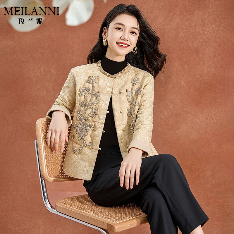 短款加绒棉服棉衣轻奢高级感气质
