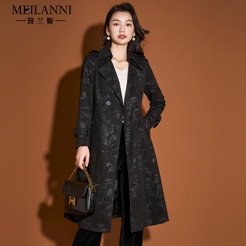 杭州意法时尚洋气女士风衣初春装2026妈妈新款超火轻奢高级感外套