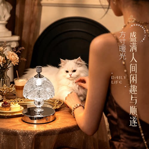 熠朵泼天富贵水晶琉璃小夜灯