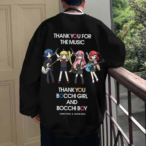 鲨老大二次元圆领套头