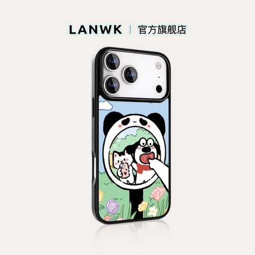 lanwk苹果手机壳原创设计ins风