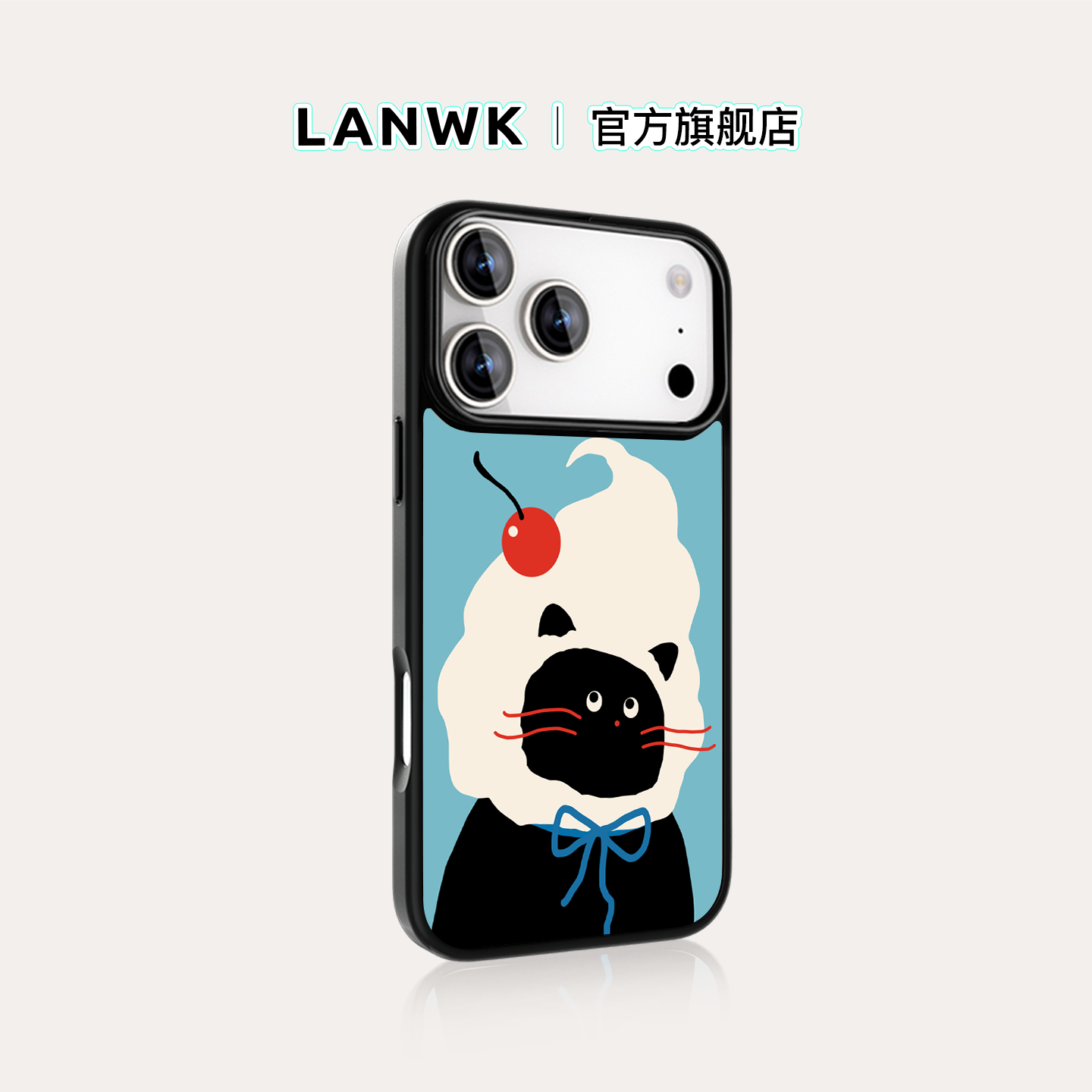 lanwk苹果手机壳原创设计ins风