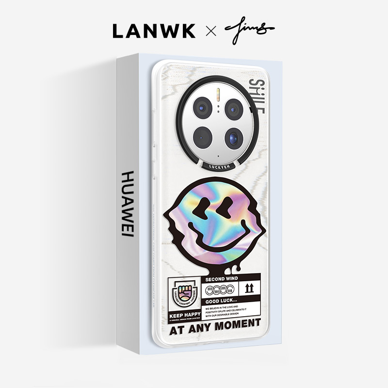 【2件5折】LANWK适用华为mate40pro手机壳新款硅胶软壳pro保护壳高级p50pro硅胶防摔高端保护套男女强颜欢笑