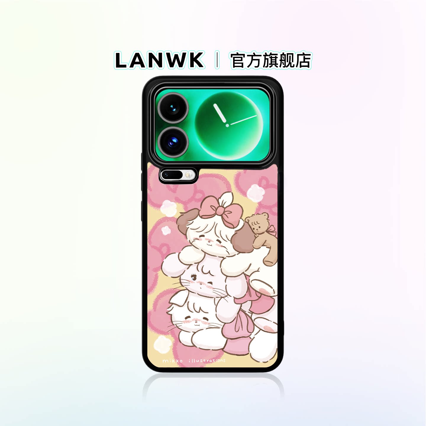 MIKKO x LANWK联名款适用小米17/15/14pro新款高级手机壳红米k90/80/70ultra薄防摔13镜头全包k60保护套可爱
